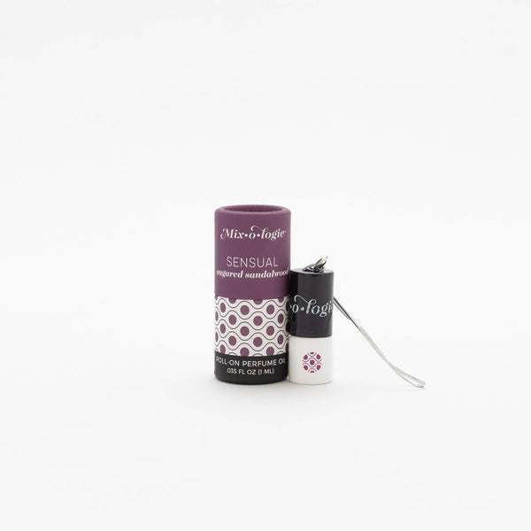 Sensual (sugared sandalwood) Keychain Mini Rollerball (1mL) - Lulu Bella Boutique