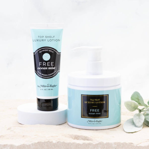 Free (ocean mist) | Top Shelf Luxury Lotion (16 oz. Tub) - Lulu Bella Boutique