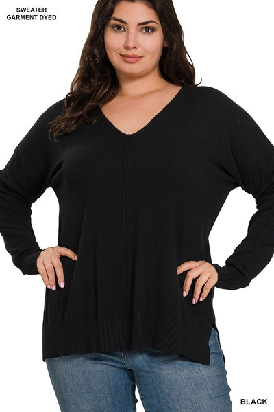 Front Seam Sweater - Lulu Bella Boutique
