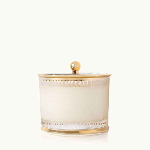 Frasier Fir Gilded Frosted Wood Grain Candle - Lulu Bella Boutique