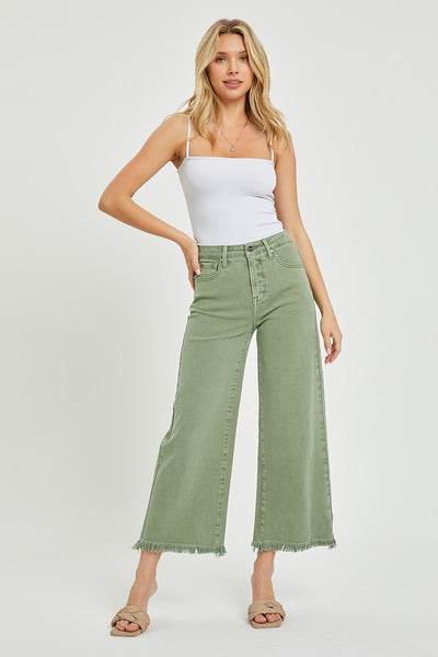 High Rise Wide Leg Pants - Lulu Bella Boutique