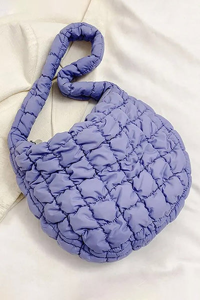 Quilted Puffer Tote Shoulder Cloud Bag - Lulu Bella Boutique