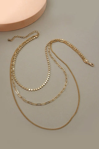 Multi Chain Layer Necklace