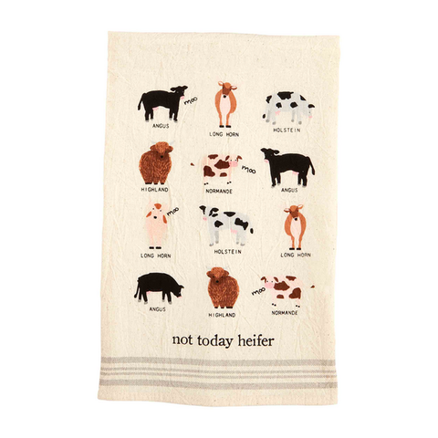 "Not Today" Farm Animal Towel