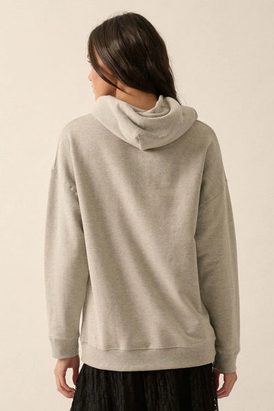 NYC Varsity Puff-Print Graphic Hoodie - Lulu Bella Boutique