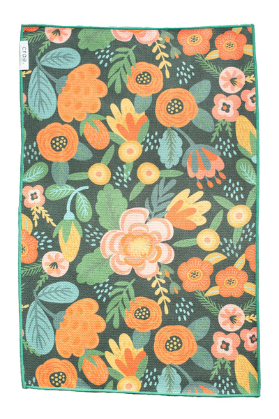 Olive Gardenia: Reversible Hand Towel - Lulu Bella Boutique