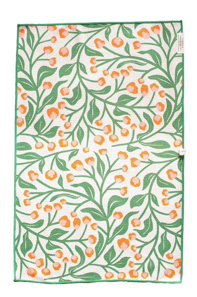 Olive Gardenia: Reversible Hand Towel - Lulu Bella Boutique