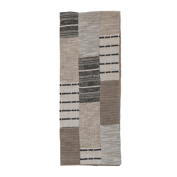 Cotton Slub Patchwork Runner - Lulu Bella Boutique