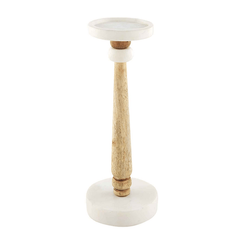 Small Skinny Marble Candlestick