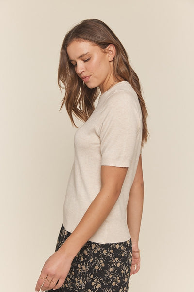 Soft Touch Short Sleeve Sweater - Lulu Bella Boutique