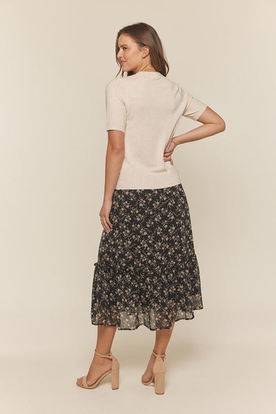 Soft Touch Short Sleeve Sweater - Lulu Bella Boutique