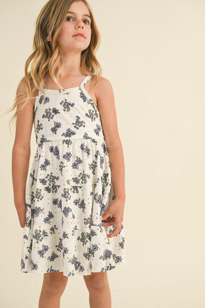 Strappy Eyelet Tiered Dress - Lulu Bella Boutique