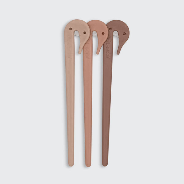 Eco-Friendly Elastic Cutters 3pc Set - Multi-coloured - Lulu Bella Boutique