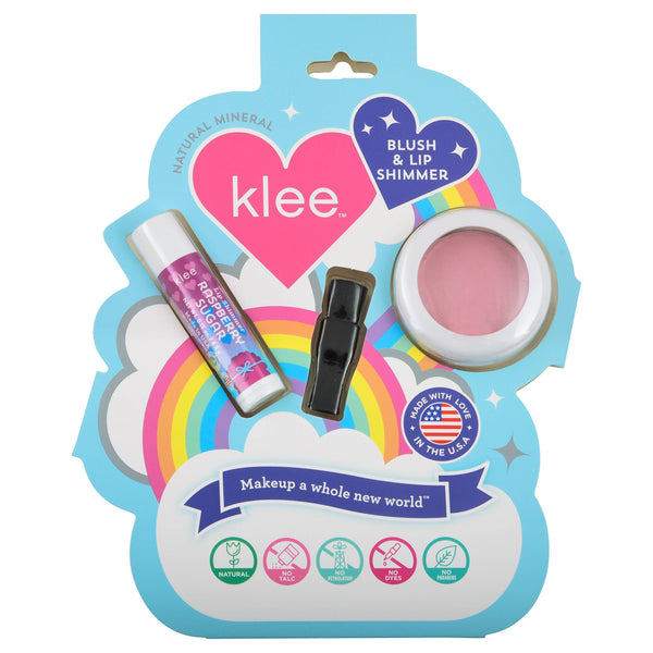 NEW! Sweet Cherry Spark - Blush and Lip Shimmer Set: Cotton Candy Whisper - Lulu Bella Boutique
