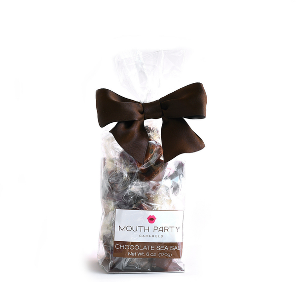 Chocolate sea salt caramel 6oz gift bag - Lulu Bella Boutique