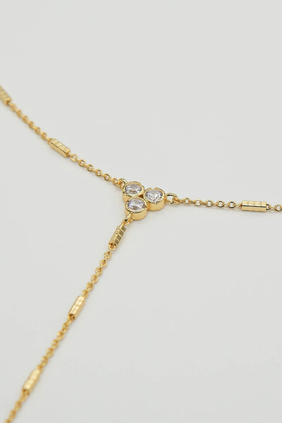 Shiny Lariat Necklace - Lulu Bella Boutique