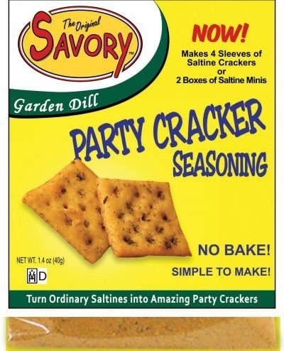 Savory Party Cracker Seasoning - Garden Dill - Lulu Bella Boutique