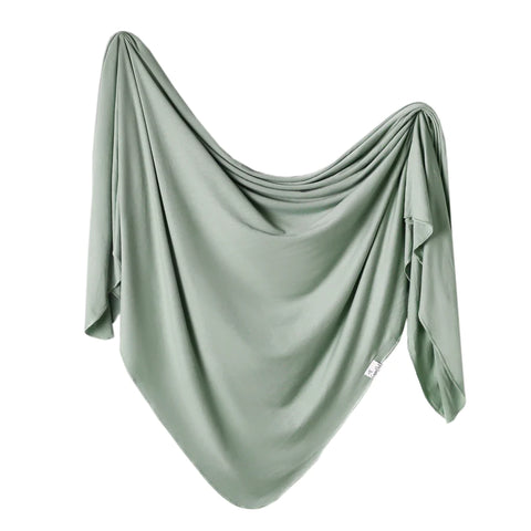Knit Swaddle Blanket in Briar