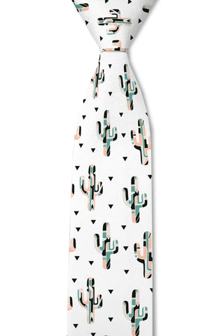 Sonoran - Southwest Cactus Tie: 3.25" Standard Tie
