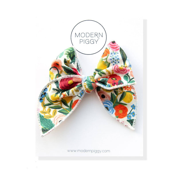 Rifle | Petite Party Bow: Alligator Clip - Lulu Bella Boutique