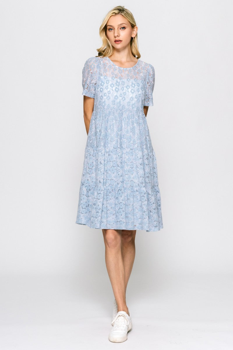Bluebell Lace Midi Dress Medium Bluebell Lace Midi Dress Medium