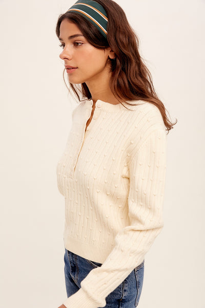 Classy Lady Sweater Top - Lulu Bella Boutique