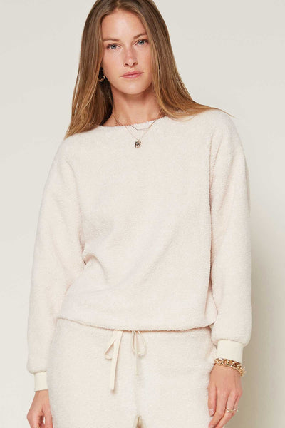 Cozy Sherpa Sweater - Lulu Bella Boutique