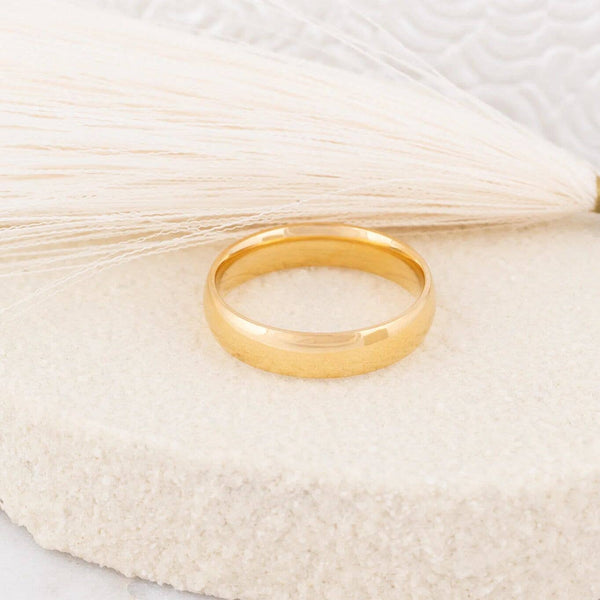 14K Gold Filled Plus™ Blank Ring: 8 / 6mm