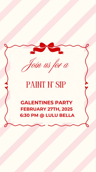 Sip & Paint Ticket