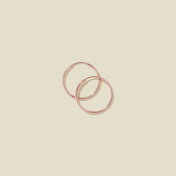 Live In Hoop Earrings: Gold Filled / 16mm