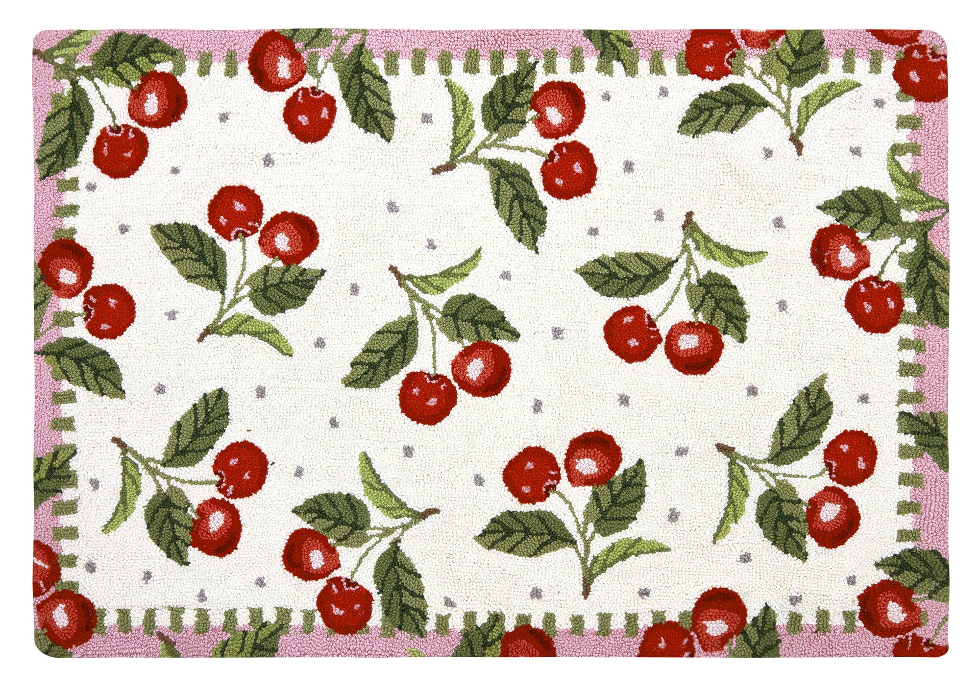 Sweet Cherry Hook Rug - Suzanne Nicoll - Lulu Bella Boutique