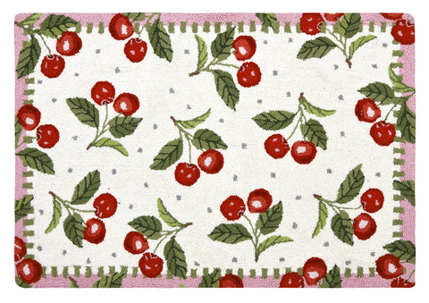 Sweet Cherry Hook Rug - Suzanne Nicoll - Lulu Bella Boutique