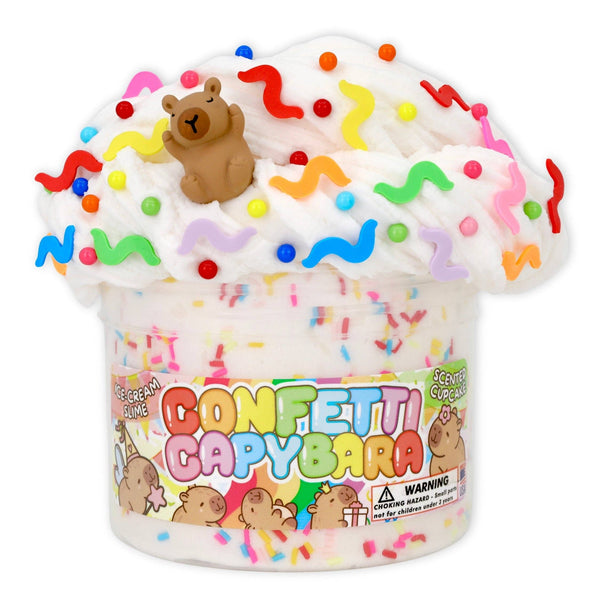 Confetti Capybara - Ice Cream Textured Slime - Lulu Bella Boutique