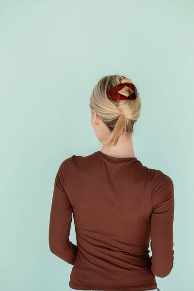 Diamond Cutout Claw Clip: Amber Tortoise - Lulu Bella Boutique