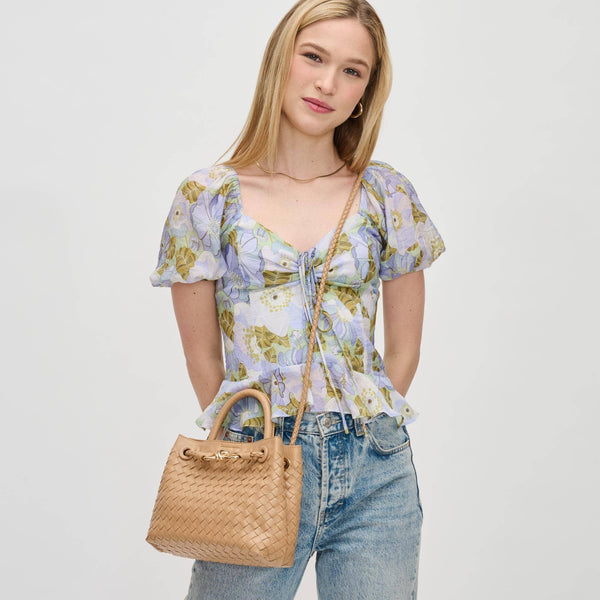Blakely Woven Crossbody: Ivory - Lulu Bella Boutique