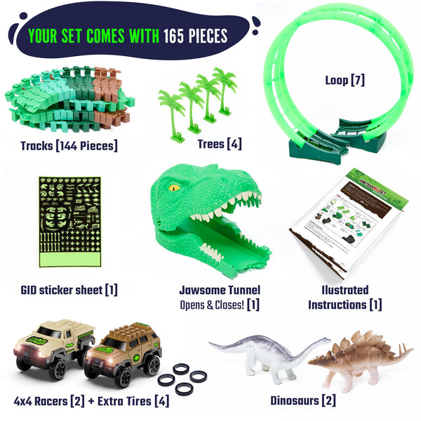 Ultimate Glows Dino Race Track - The Perfect Christmas Gift