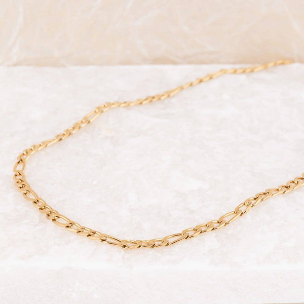 14K Gold Filled Plus™ Figaro Chain Necklace: 18” / 3mm