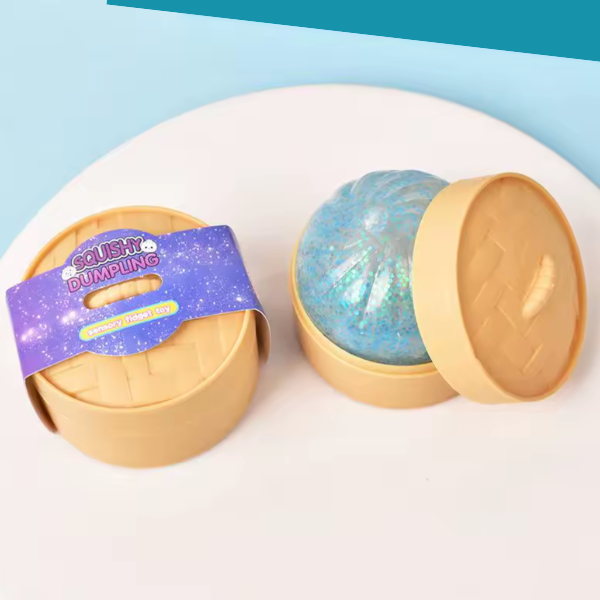 Mini Squishy Glitter Dumplings