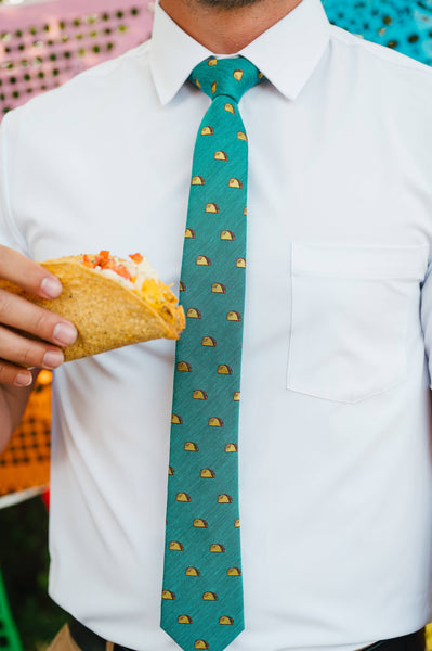 Taco Supreme - Men's Tie: Mens Modern - 2.5" wide x 58" long