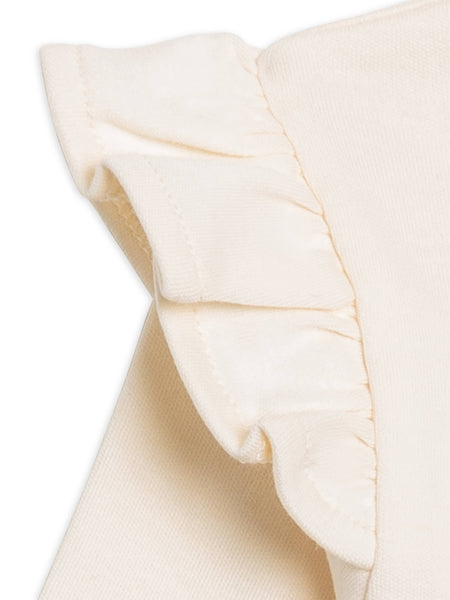 Organic Baby Hazel Cardigan - Ivory: 12-18M - Lulu Bella Boutique