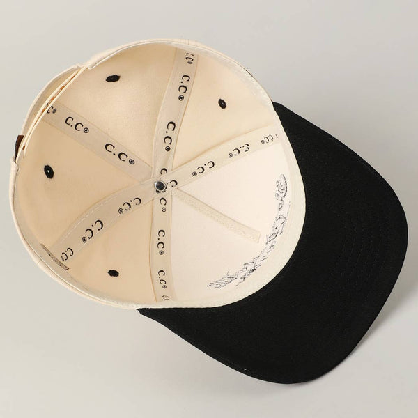 Sorry About My Wife / Husband Embroidery Two-Tone Canvas Cap: 1991-NAVY-HUSBAND / ONE SIZE - Lulu Bella Boutique