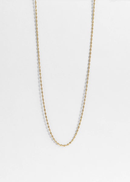 Stainless Steel Gold Singapore Dainty Chain Necklace: Gold / 18+2" - Lulu Bella Boutique