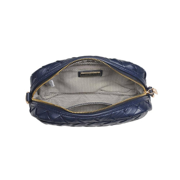 Maddie Woven Crossbody: Black - Lulu Bella Boutique