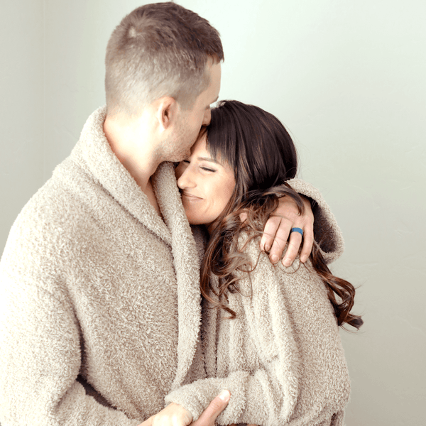 COZY BAMBONI® ROBES: Gray / Large/XL - Lulu Bella Boutique