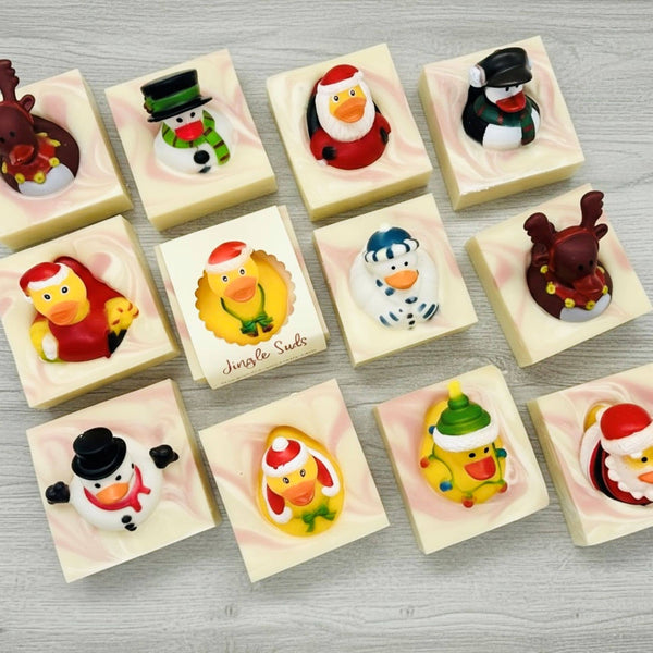 Jingle Suds Holiday Handmade Soap Bar for Kids SEASONAL