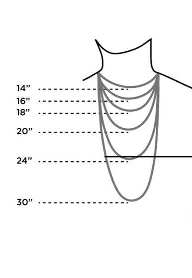 STAINLESS STEEL WATERPROOF TARNISH FREE NECKLACE | 40NK318: BOX - Lulu Bella Boutique