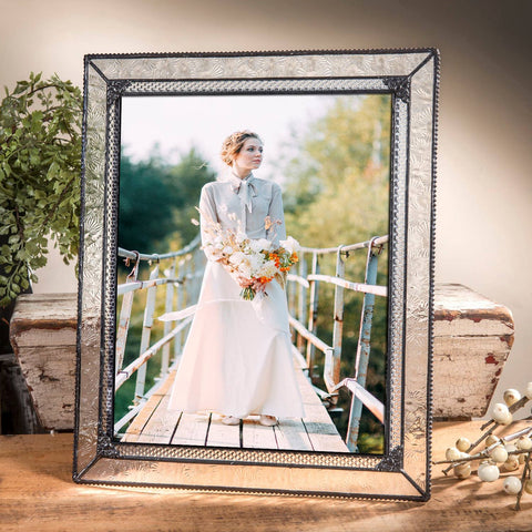 Vintage Wedding Picture Frame 8x10 5x7 4x6 4x4 By J Devlin: 8x10 Horizontal/Vertical