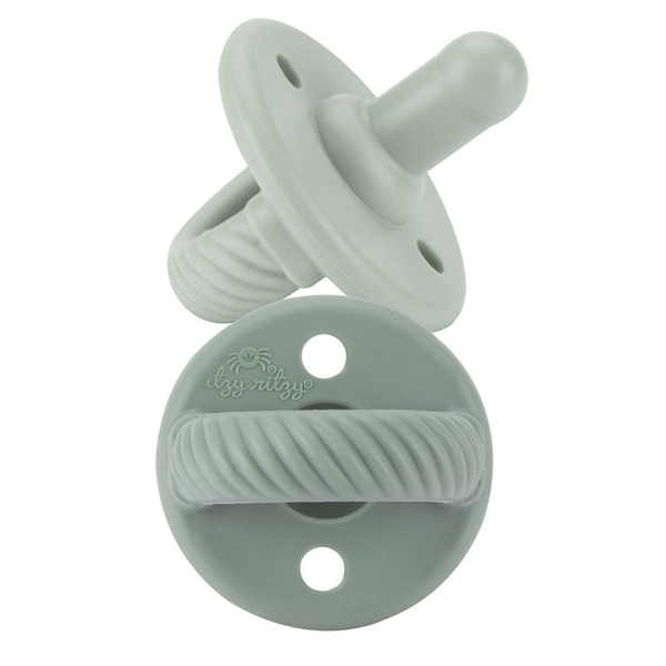Sweetie Soother™ Pacifier Sets (2-pack): 6-18M Toast + Buttercream