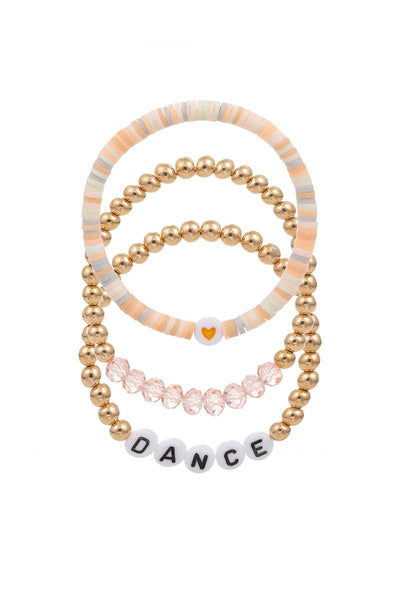 Best Friend Rubber Bead Kids Stretch Bracelet: PH / ONE
