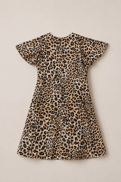 Teen Tallulah Dress in Leopard - Lulu Bella Boutique